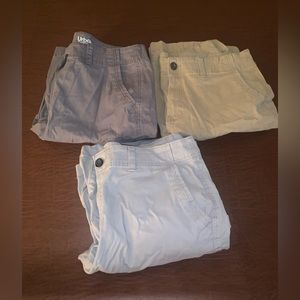 3 set of Urban pipeline cargo shorts w36